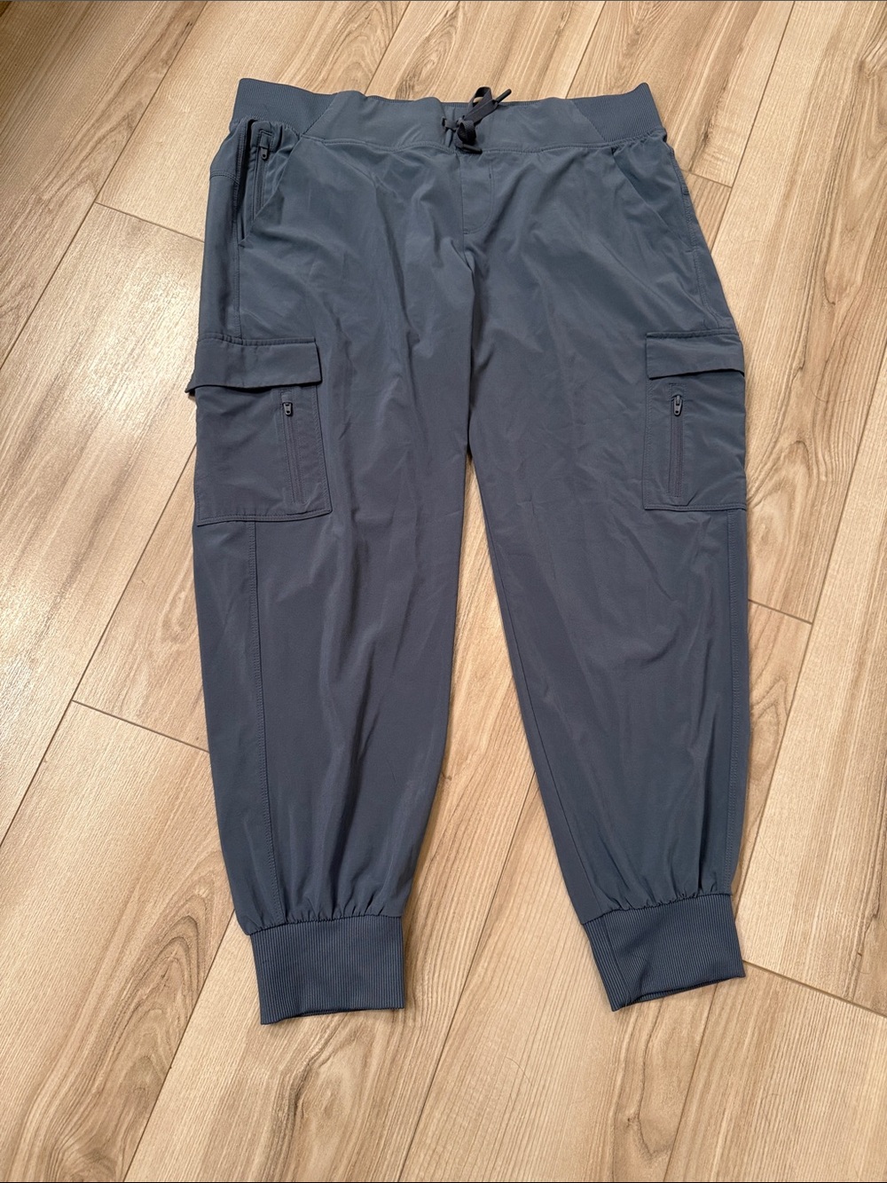 all in motion Women's Charcoal Gray Cargo Jogger Pants